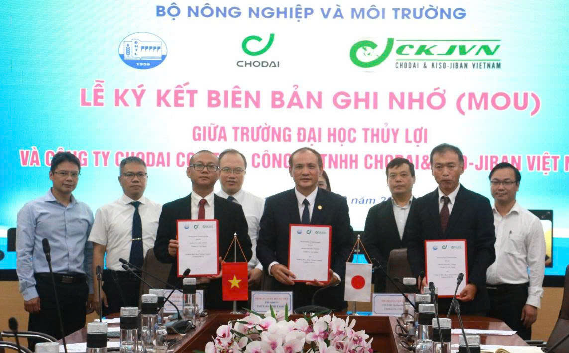 Chodai & Kiso-Jiban Vietnam Signs MOU with Thuyloi University and a Scientific Seminar on High-Speed Rail Development