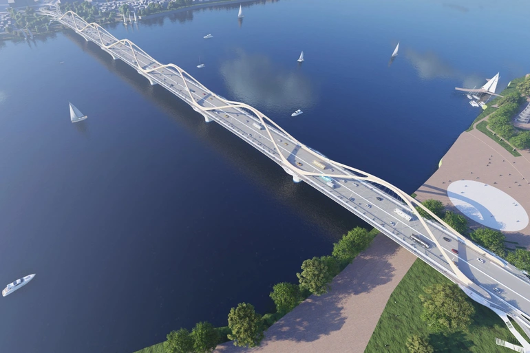 WHAT IS SPECIAL ABOUT THE BRIDGE DESIGN PLAN OF TRAN HUNG DAO WHO WON THE FIRST PRIZE?