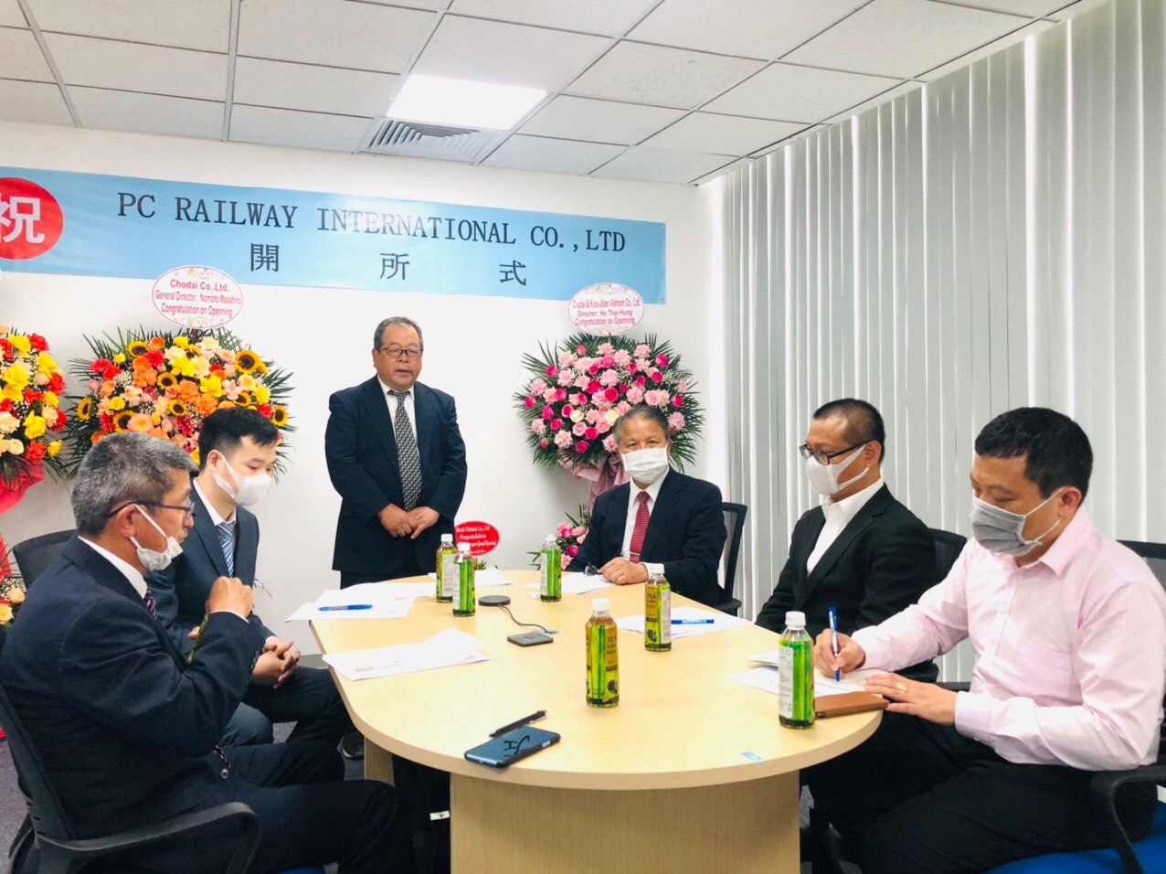 Lễ khai trương văn phòng Hà Nội của Công ty TNHH Đường sắt Quốc tế PC Nhật Bản (PCRW.I)