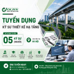 CHODAI & KISO-JIBAN VIỆT NAM TUYỂN DỤNG VỊ TRÍ KỸ SƯ THIẾT KẾ HẠ TẦNG